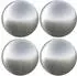 vidaXL Hängedekoration gebürsteter Ball Ø10cm silber, Edelstahl 201, 4 Stk.