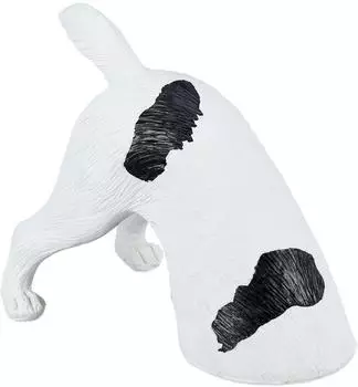 Relaxdays Gartenfigur buddelnder Hund