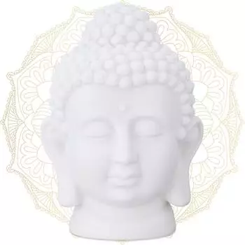 Relaxdays Buddha Kopf Dekofigur