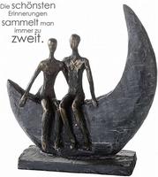 Casablanca by Gilde Dekofigur "Skulptur Moon" Dekoobjekt, H&ouml;he 24 cm,...