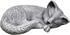 Tiefes-Kunsthandwerk Steinfigur Katze schlafend