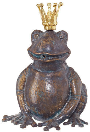 Rottenecker Bronzefigur Froschkönig Ratomir Braun