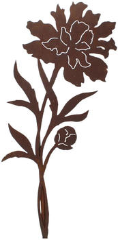 Ferrum Art Edelrost Blume 100 cm