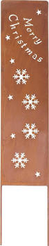 Trend Line Deko Stecker Merry Christmas 15,5 x 75 cm (0660162127)
