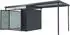 Pergart Rheinfelden 78108 B 576 x T 245 cm (Modell 108 inkl. Schleppdach) anthrazit (40006246)