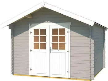 Weka Gartenhaus 209 Gr.2,5 300 x 250 cm hellgrau