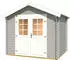 Weka Gartenhaus 209 Gr.1,5 250 x 200 cm helllgrau