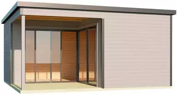 Lasita Domeo 6 Loggia anthrazit/lichtgrau 500x500 cm