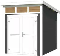 LASITA MAJA Gartenhaus "Kibo 2" Blockbohlenhaus 28mm