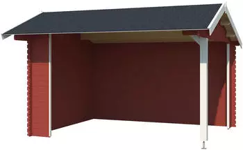 Lasita Lounge Kirian 300 schwedenrot 250x250 cm