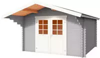 LASITA MAJA Gartenhaus "Viljandi 34" Blockbohlenhaus 34mm