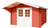 LASITA MAJA Gartenhaus "Viljandi 34" Blockbohlenhaus 34mm