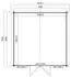 Lasita Wels 4 lichtgrau 390x390 cm
