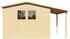 Konifera Alto 4 Plus Fineline Satteldach BxT: 440x209 cm mit Anbaudach