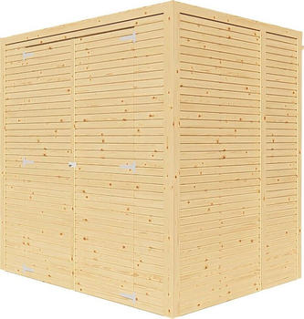 Konifera Beno 2 Fineline Flachdach BxT: 207x170 cm natur