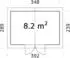 Palmako Nils BxT: 392x289 cm transparent