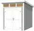 Nordic Holz Kibo 2 BxT: 200x275 cm Blockbohlenhaus 28mm Lichtgrau