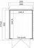 Nordic Holz Kibo 2 BxT: 200x275 cm Blockbohlenhaus 28mm Lichtgrau