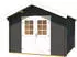 Weka Gartenhaus 209 Gr.3 graphitgrau BxT: 333x360 cm