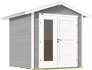 Weka Gartenhaus 224 A BxT: 260x233 cm grau