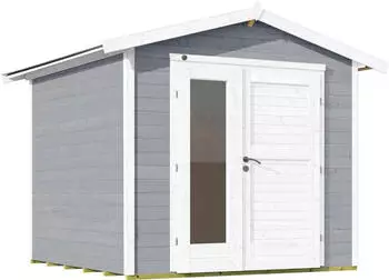 Weka Gartenhaus 224 A BxT: 280x263 cm grau