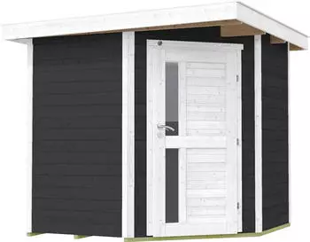 Weka Gartenhaus 229 A BxT: 244x244 cm anthrazit