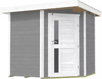 Weka Gartenhaus 229 A BxT: 244x244 cm grau