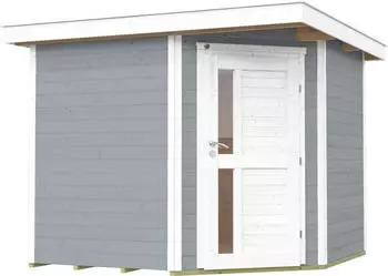 Weka Gartenhaus 229 A BxT: 270x270 cm grau