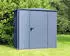Hörmann EcoStar Trend mit Satteldach Typ 1, 108 x 238 cm, taubenblau, 2,6 m², 1-flüglige Tür