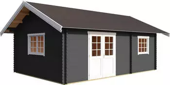 Lasita Caroline BxT: 675x490 cm Set mit Fu&szlig;boden carbongrau