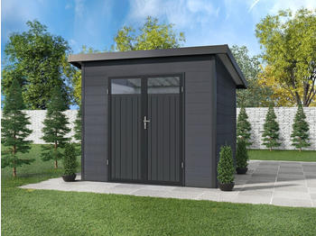 Wolff WPC Gartenhaus Modern 21 A/B 240 x 200 cm (Modern 21 B) (682 103)