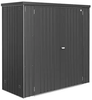 Biohort Geräteschrank 191 x 83 cm (Größe 190) dunkelgrau metallic (31060)