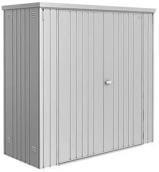Biohort Geräteschrank 191 x 83 cm (Größe 190) silber metallic (34060)
