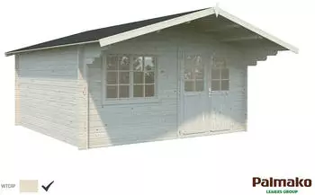 Palmako Britta 17,5 m&sup2; 40mm transparent tauchimpr&auml;gniert (102254)