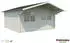 Palmako Britta 17,5 m² 40mm transparent tauchimprägniert (102254)