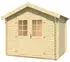 Weka Gartenhaus 209 28mm Gartenhaus 209 250 x 250 cm (Gr. 2) (20925254000)