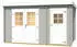 Weka Gartenhaus 254 hellgrau/weiß 28mm 370 x 200 cm (Gr. 1) (25437204500)