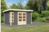Karibu Kastorf 7 + Fensterecke 28mm terragrau 364 x 244 cm (31535)