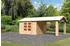 Karibu Theres 7 28mm naturbelassen Inkl. 1 Dachausbauelement 3,2 m (31454)