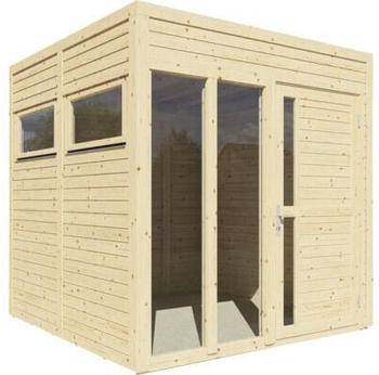 Bertilo Cubo 2 Office inkl. Fußboden 226x234cm natur
