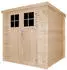 Timbela Gartenschuppen BxH 2,04 x 2,00 m Holz (M309F)