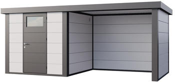Telluria Classico 2424 522 x 238 cm wei&szlig; mit Lounge-Anbau rechts