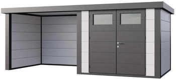 Telluria Classico 2724 552 x 238 cm wei&szlig; mit Lounge-Anbau links