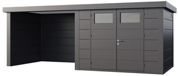 Telluria Classico 3024 582 x 238 cm anthrazit mit Lounge-Anbau links