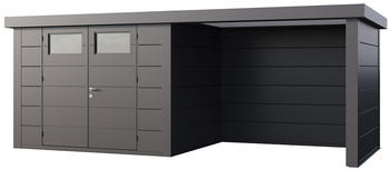 Telluria Classico 3024 298 x 238 cm anthrazit mit Lounge-Anbau rechts