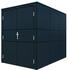 Bertilo HPL Design Fahrradgarage 155 x 229 cm anthrazit