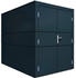 Bertilo HPL Design Fahrradgarage 155 x 229 cm anthrazit