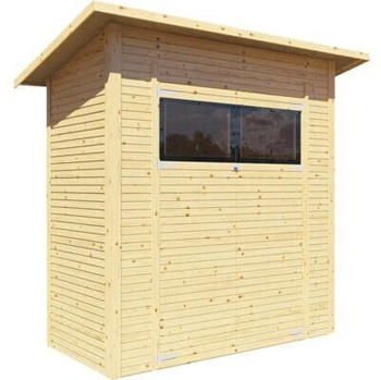 Bertilo Gartenhaus Fineline Rhombusprofil Modern 1 207x103cm natur