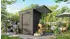 Globel Industries Skillion S64 Gerätehaus inkl. Schleppdach 171 x 113 cm Metall anthrazit