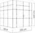 Bertilo Design HPL 1 230 x 228 cm grau/anthrazit